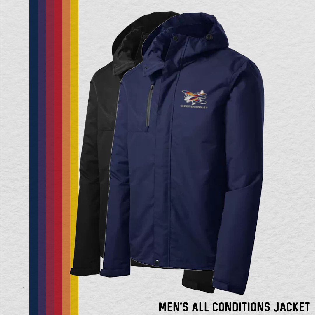 Embroidered Christen Eagle II Men's All Conditions Jacket