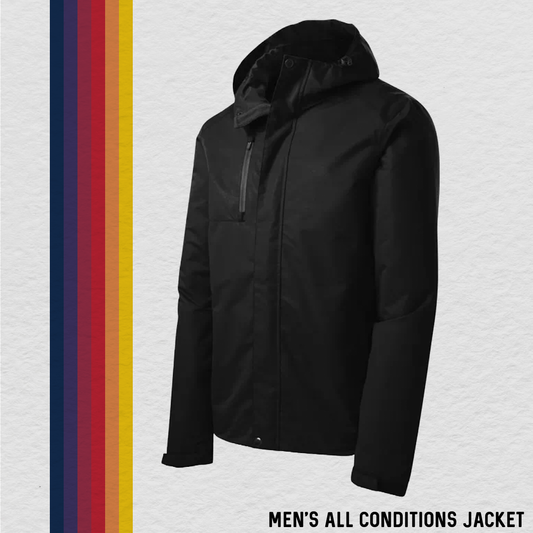 Embroidered Christen Eagle II Men's All Conditions Jacket