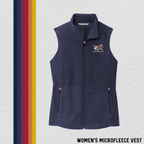 Embroidered Christen Eagle II Women's Microfleece Vest