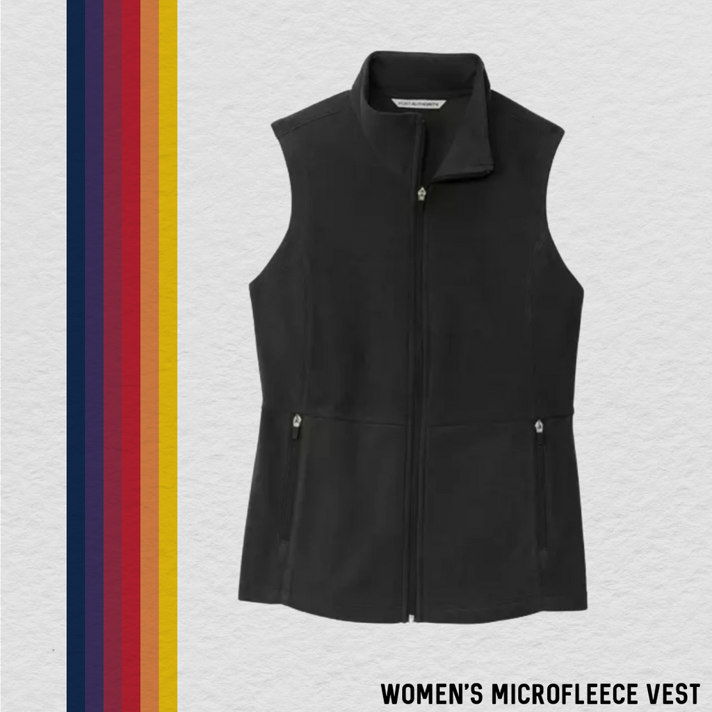 Embroidered Christen Eagle II Women's Microfleece Vest