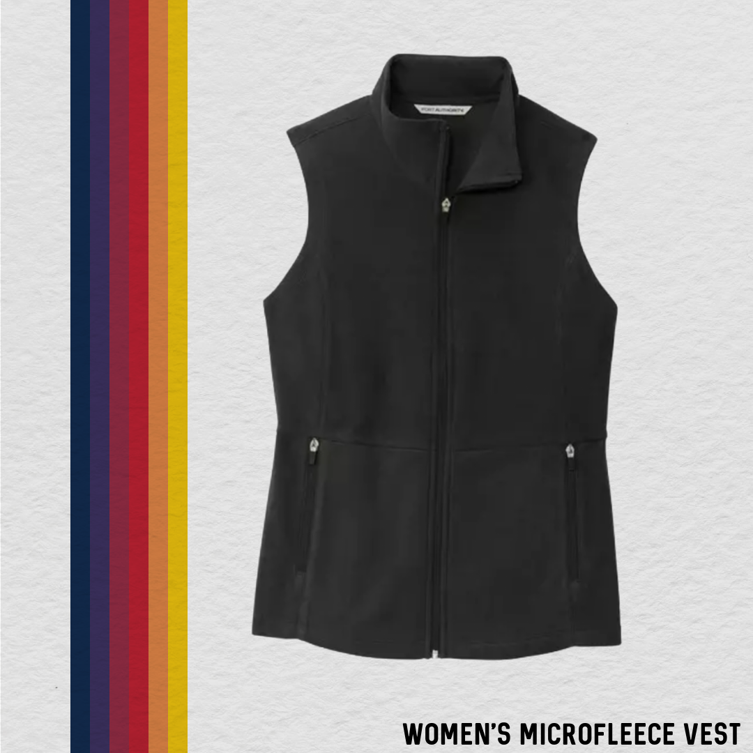 Embroidered Christen Eagle II Women's Microfleece Vest