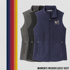Embroidered Christen Eagle II Women's Microfleece Vest