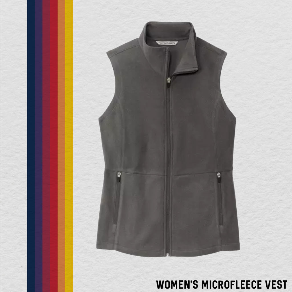 Embroidered Christen Eagle II Women's Microfleece Vest