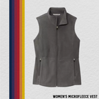 Embroidered Christen Eagle II Women's Microfleece Vest