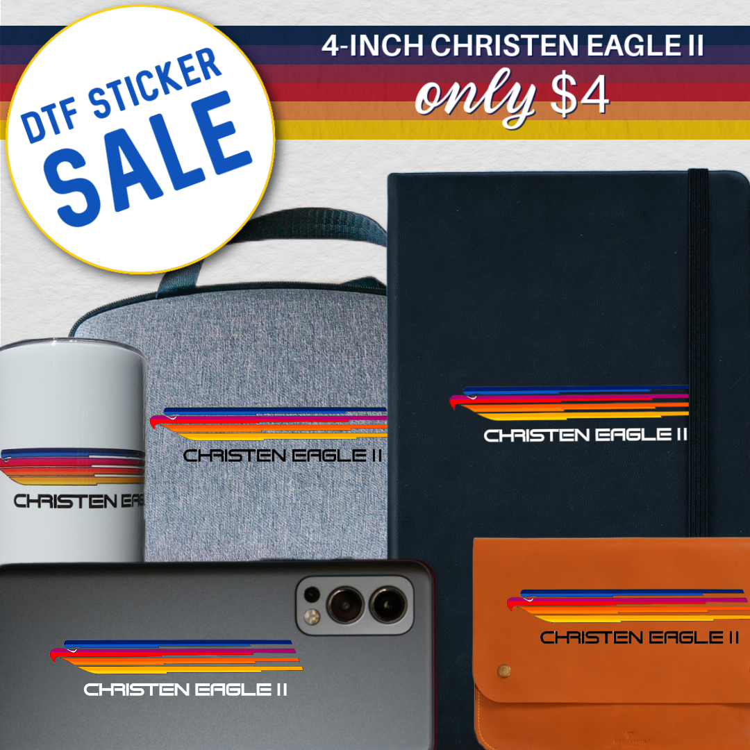 DTF Stickers (7 Design Options)