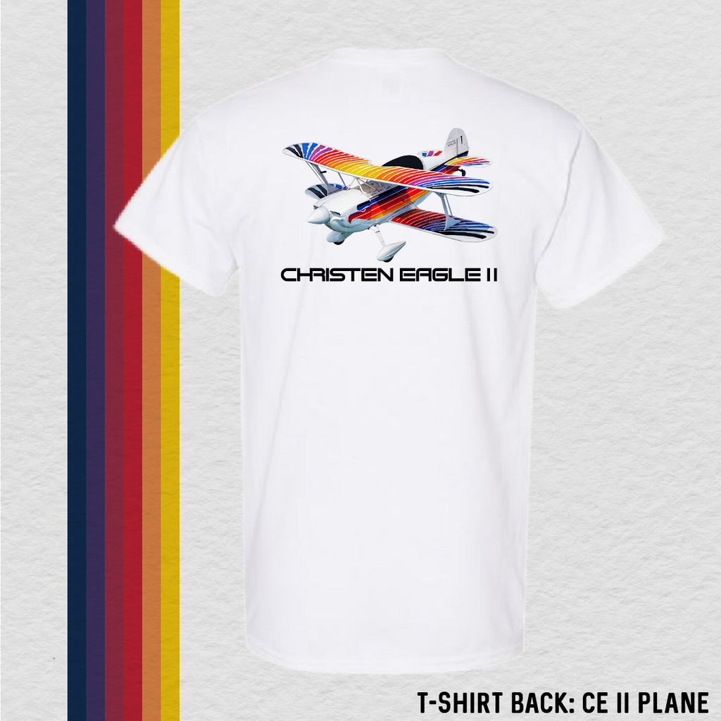 T-Shirt: World of Aerobatics (with 8 Back Design Choices)
