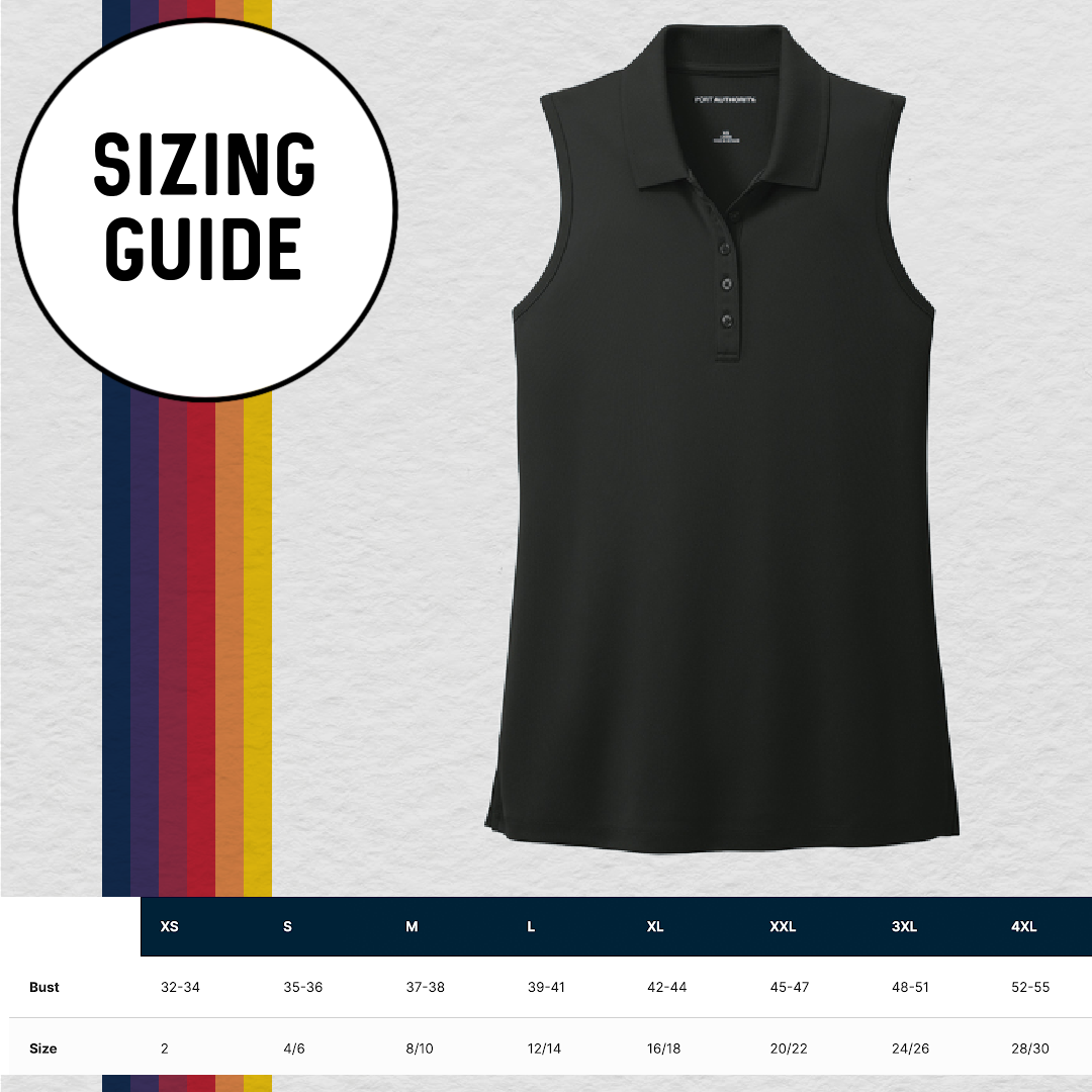Sleeveless Polo (7 Design Choices)