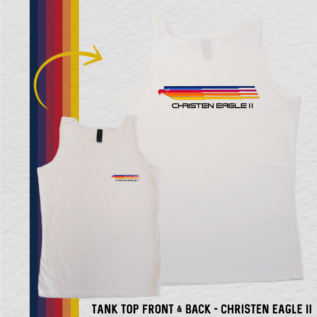 Tank Top: Eagle Profile - CE II (with 8 Back Design Choices)