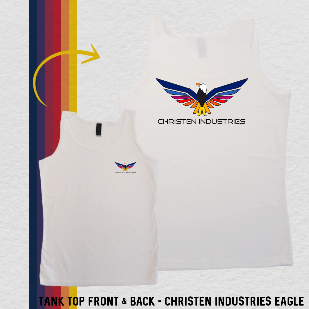 Tank Top: Christen Industries Eagle (with 6 Back Design Choices)