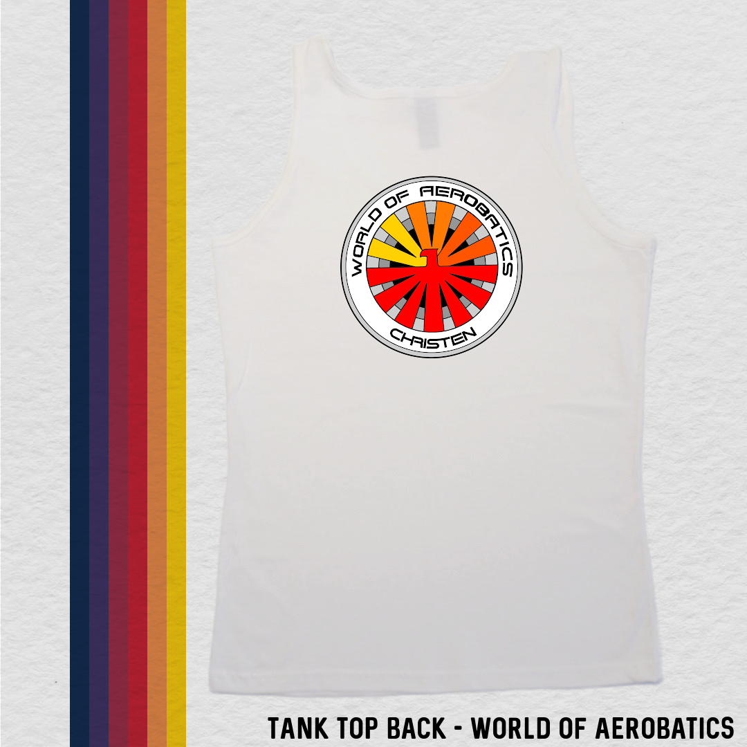 Tank Top: Aerobatics Christen Eagle (with 6 Back Design Choices)