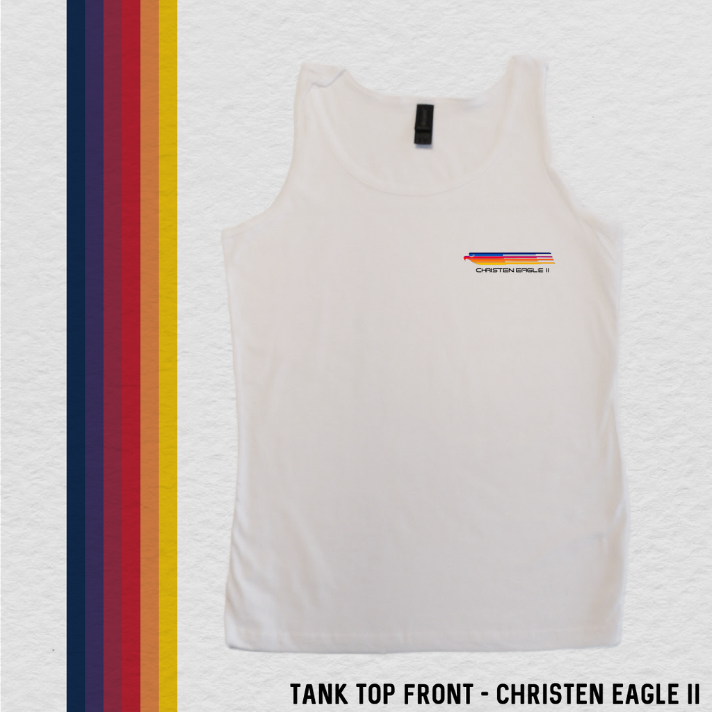 Tank Top: Eagle Profile - CI (with 8 Back Design Choices)