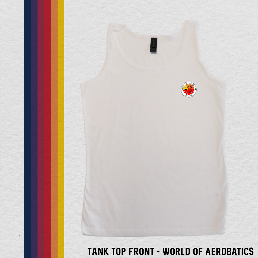 Tank Top: World of Aerobatics (with 6 Back Design Choices)