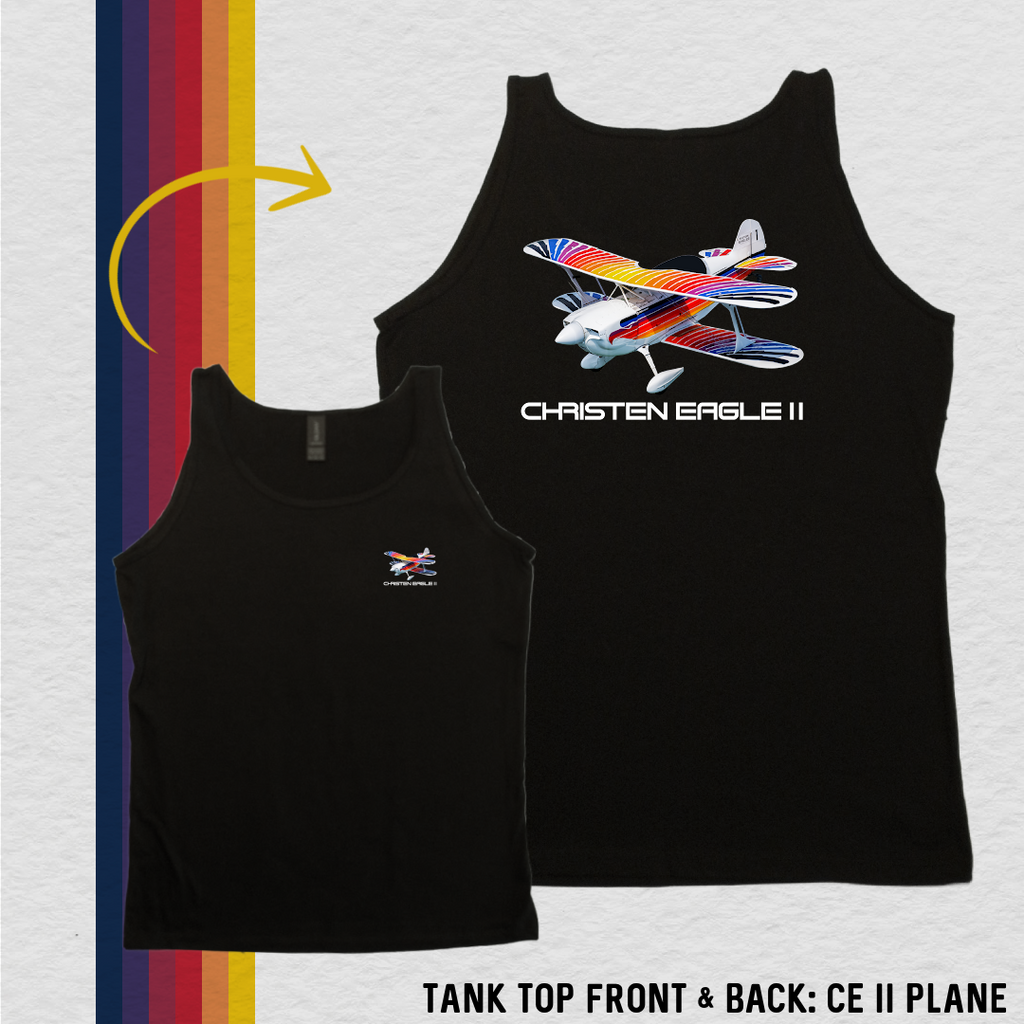 Tank Top: CE II Plane (with 8 Back Design Choices)