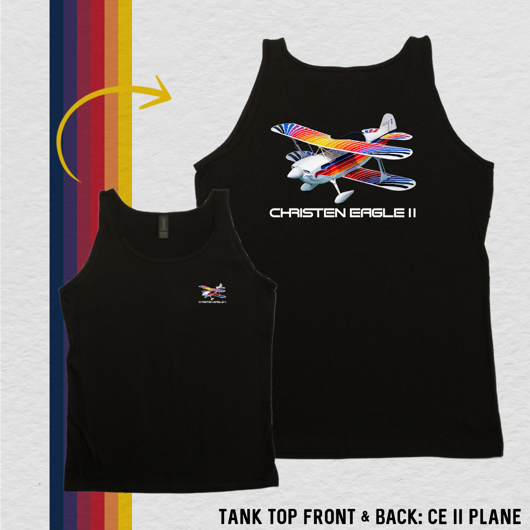 Tank Top: CE II Plane (with 8 Back Design Choices)