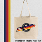 Tote Bag - Bucket Bottom (5 Designs)