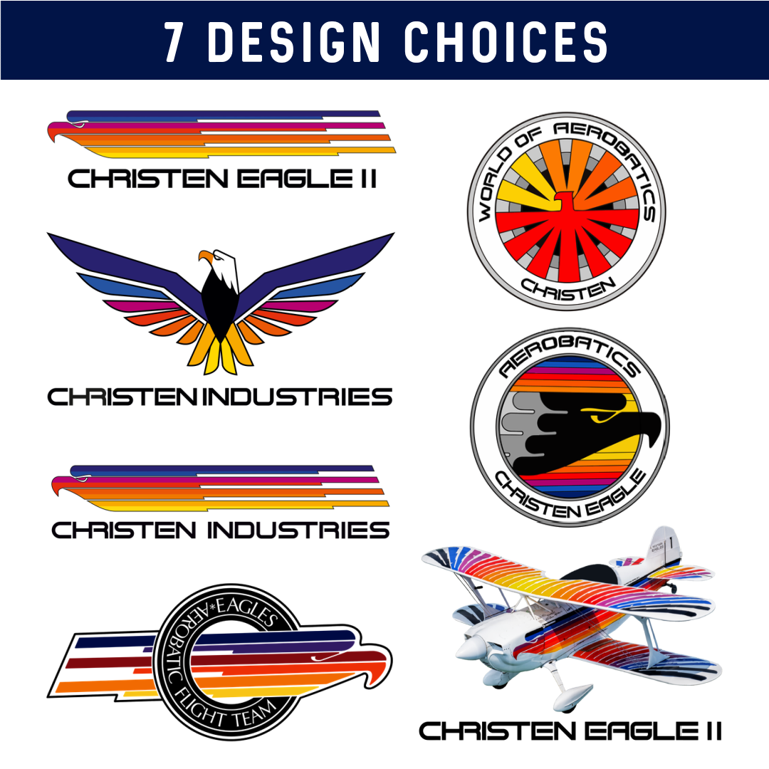 DTF Stickers (7 Design Options)