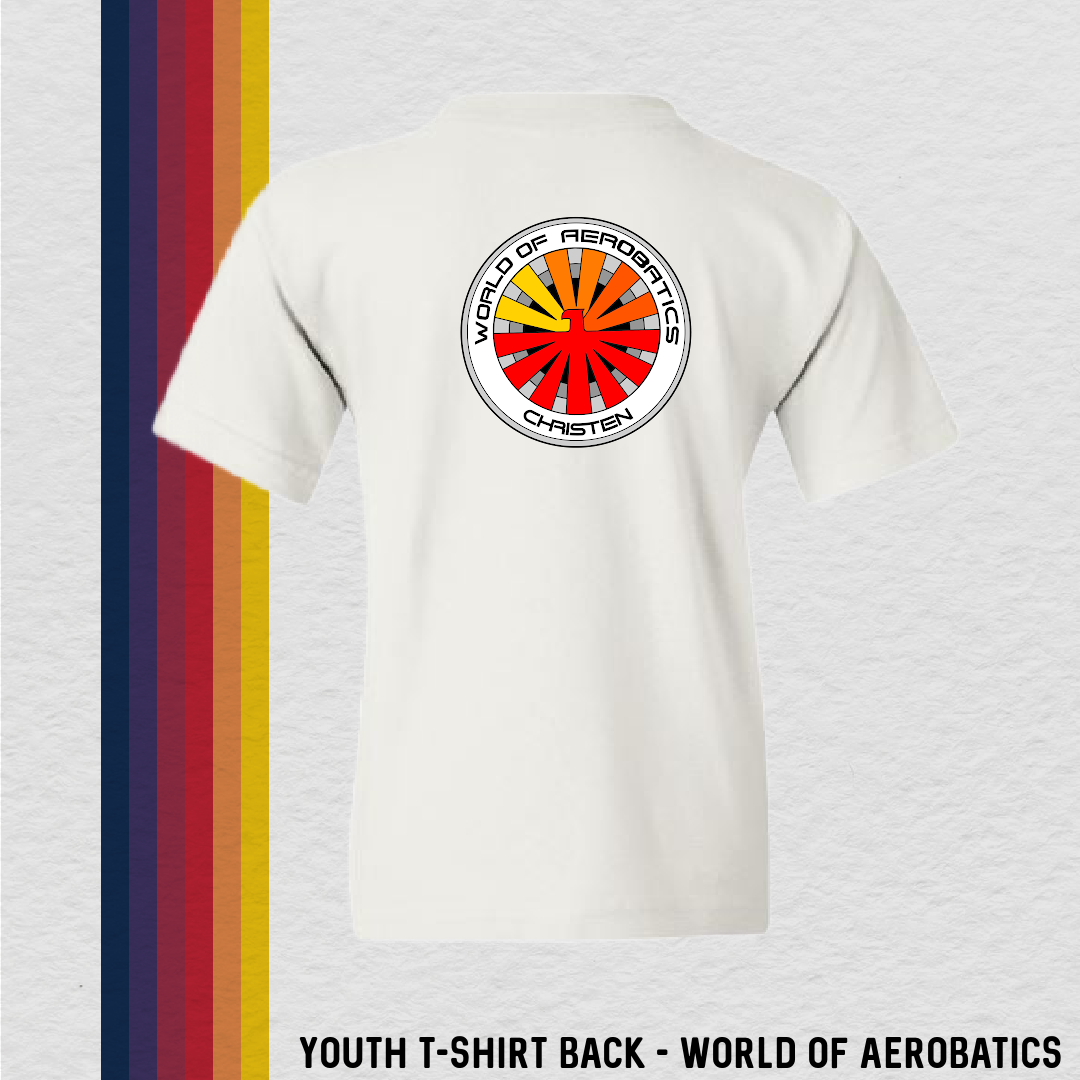 Youth T-Shirt: Aerobatics Christen Eagle (with 6 Back Design Choices)