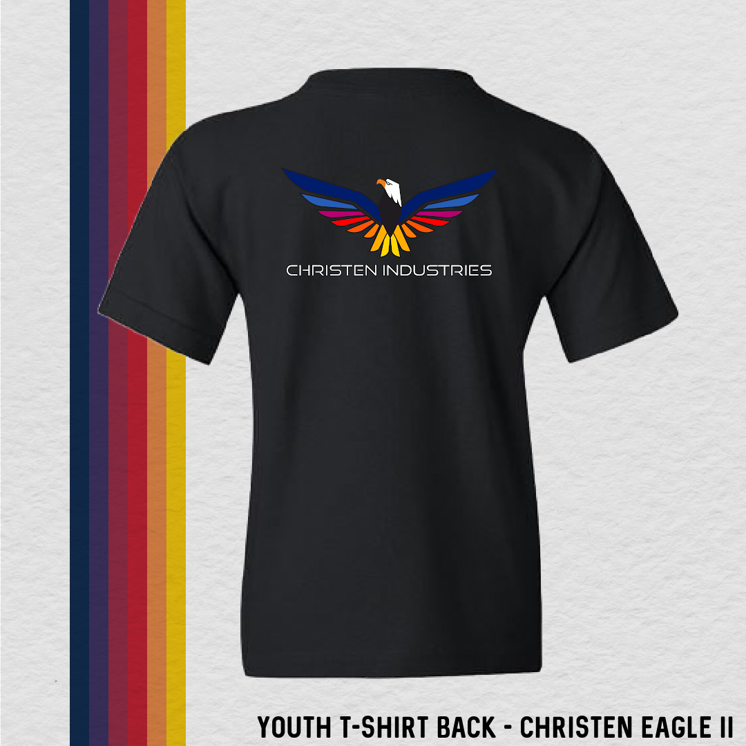 Youth T-Shirt: Aerobatics Christen Eagle (with 6 Back Design Choices)