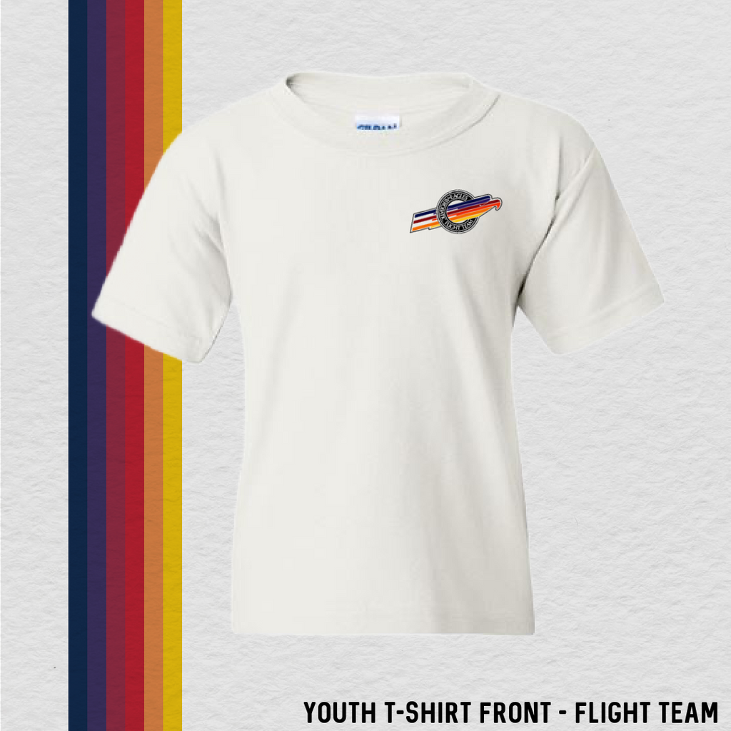 Youth T-Shirt: Flight Team (with 8 Back Design Choices)