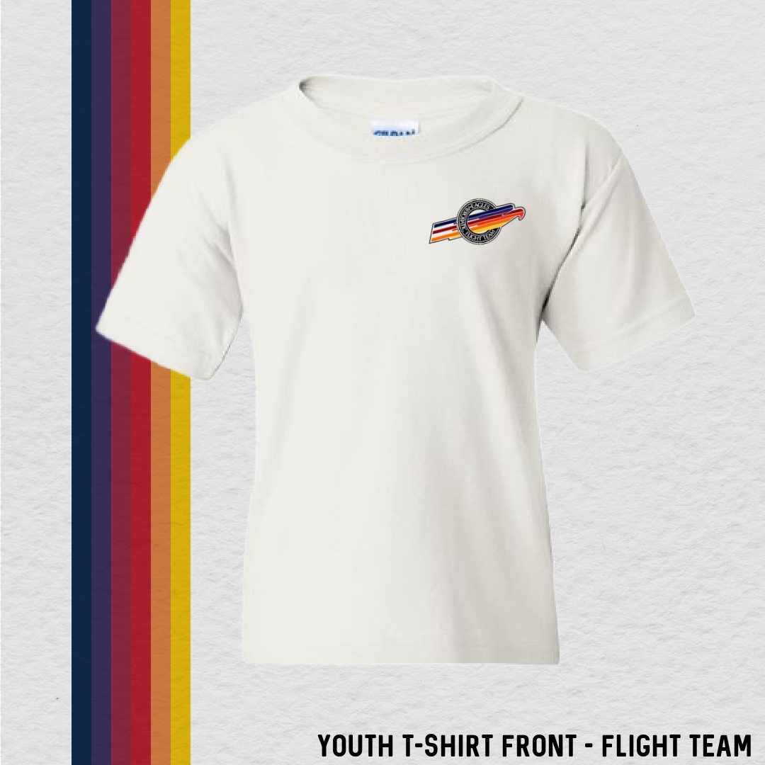 Youth T-Shirt: Flight Team (with 6 Back Design Choices)