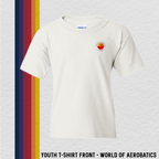 Youth T-Shirt: World of Aerobatics (with 6 Back Design Choices)