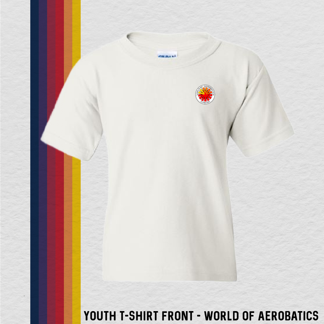 Youth T-Shirt: World of Aerobatics (with 6 Back Design Choices)