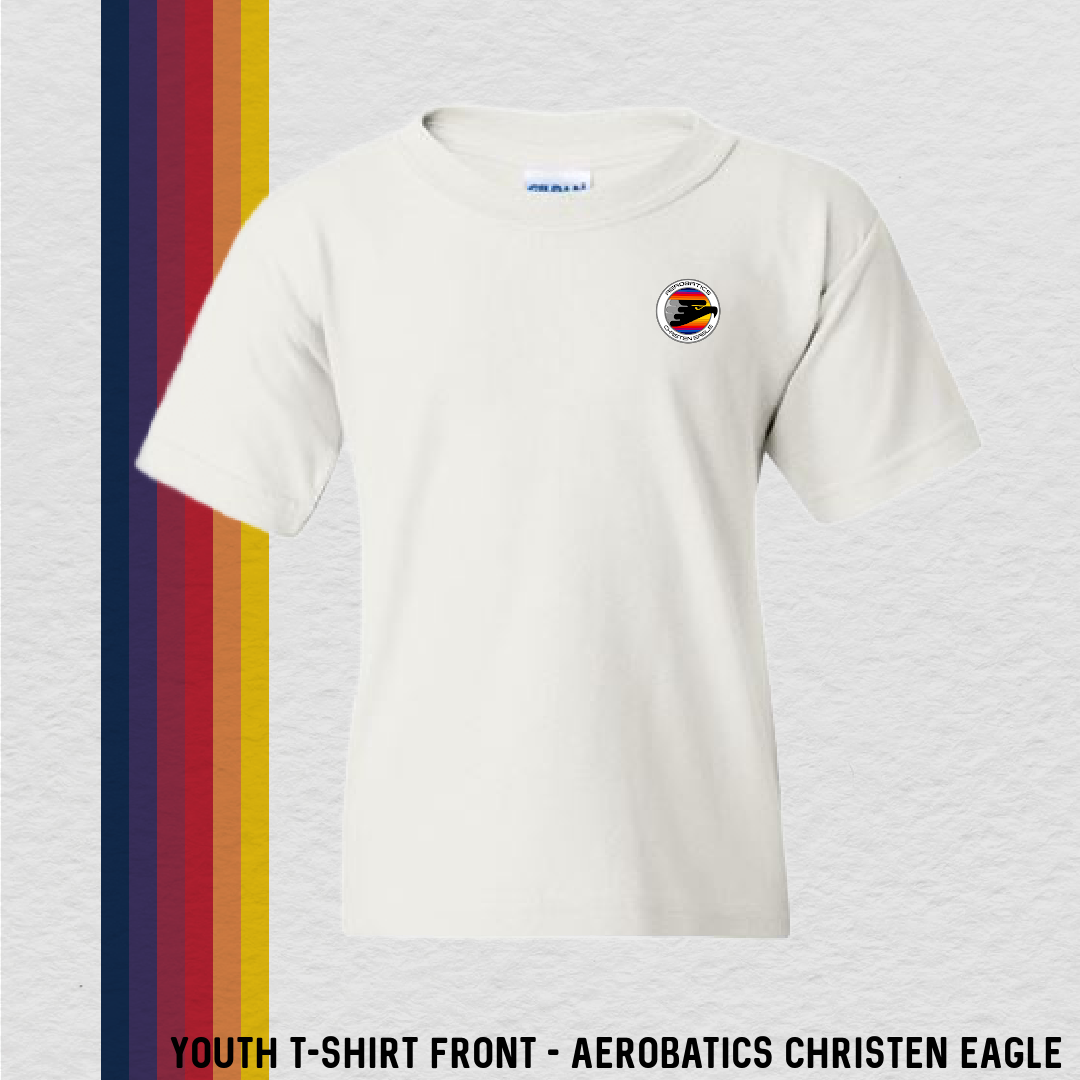 Youth T-Shirt: Aerobatics Christen Eagle (with 6 Back Design Choices)