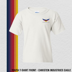Youth T-Shirt: Christen Industries Eagle (with 6 Back Design Choices)