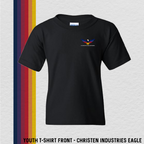 Youth T-Shirt: Christen Industries Eagle (with 6 Back Design Choices)
