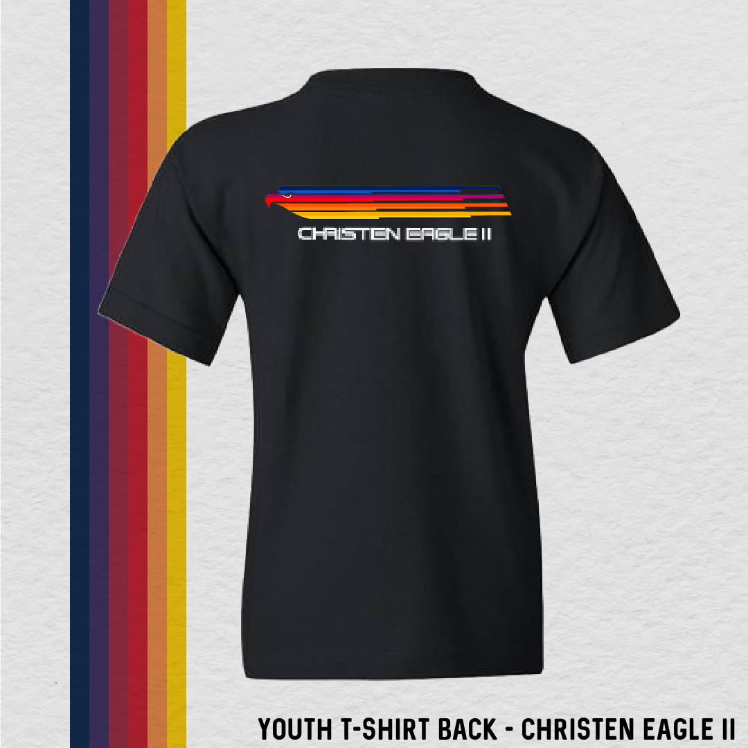 Youth T-Shirt: Aerobatics Christen Eagle (with 6 Back Design Choices)