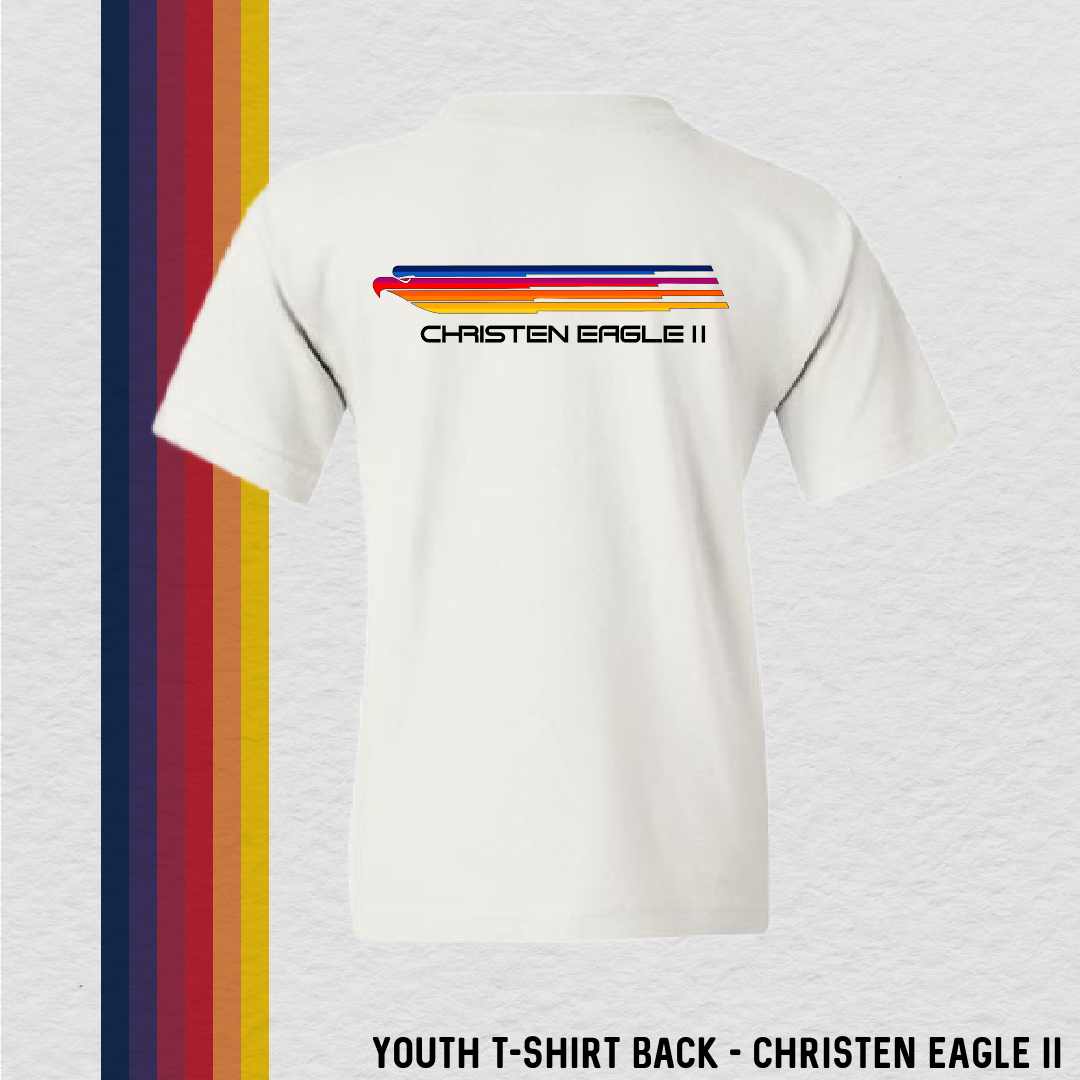Youth T-Shirt: Aerobatics Christen Eagle (with 6 Back Design Choices)