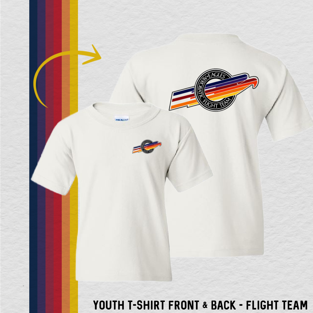 Youth T-Shirt: Flight Team (with 6 Back Design Choices)