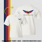 Youth T-Shirt: Christen Industries Eagle (with 6 Back Design Choices)