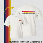Youth T-Shirt: Eagle Profile - CI (with 8 Back Design Choices)