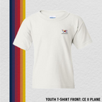 Youth T-Shirt: CE II Plane (with 8 Back Design Choices)