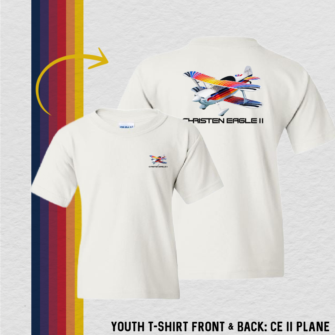 Youth T-Shirt: CE II Plane (with 8 Back Design Choices)