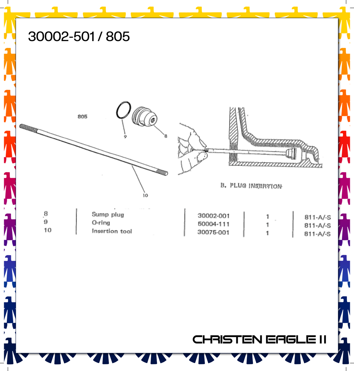 30002-501 (805) Sump Plug Kit