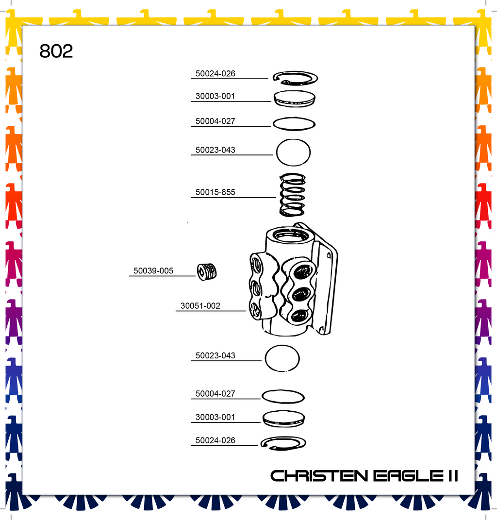 802, 30052-501 Oil Valve assembly