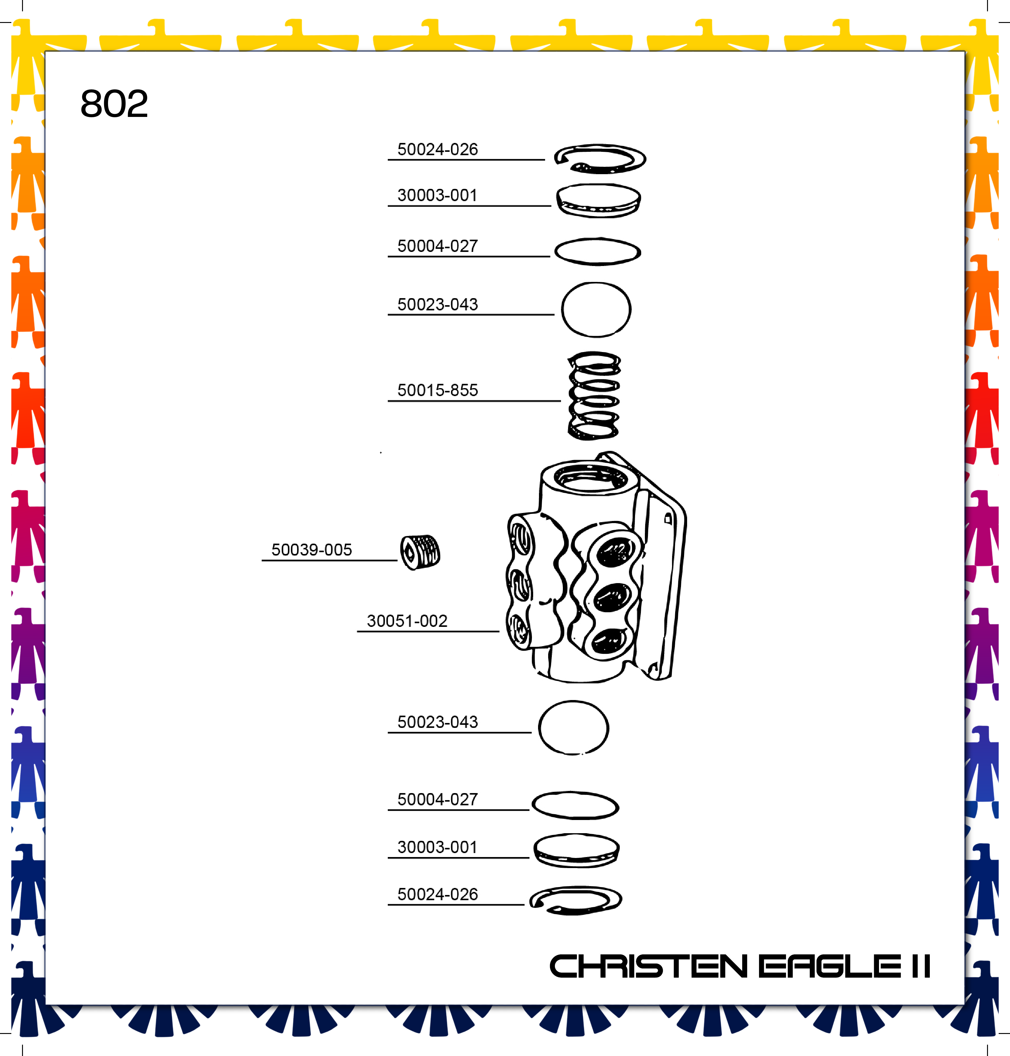 802, 30052-501 Oil Valve assembly