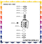 30052-501, (802),  Oil Valve assembly