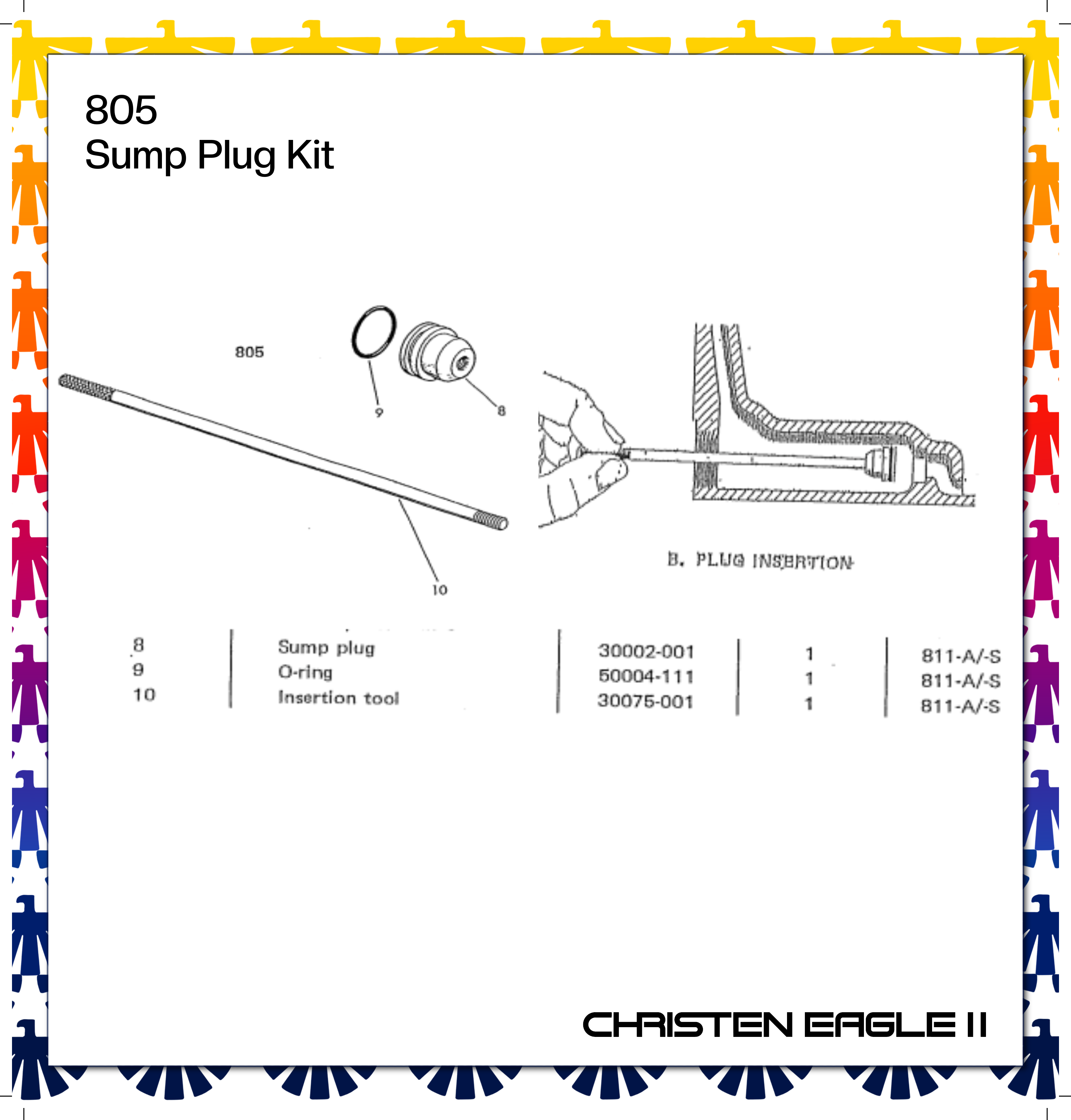 805 Sump Plug Kit