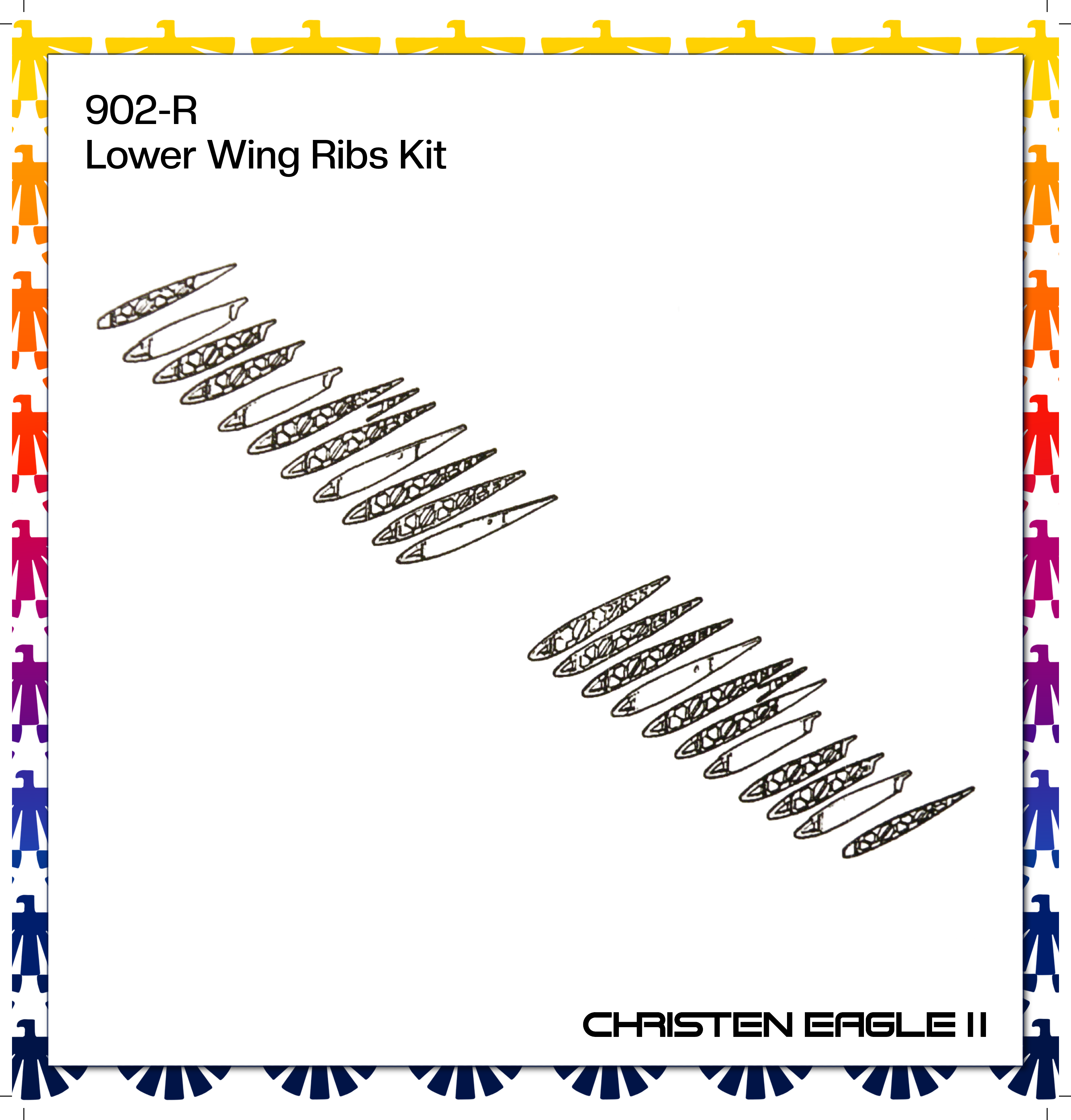 902-R Lower Wing Ribs Kit