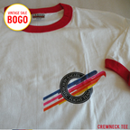 Vintage Mens' Crewneck Tee - Flight Team